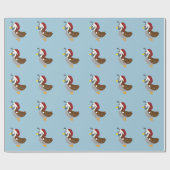 Papier Cadeau Père Noël Quail (Plat)
