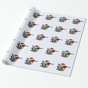 Papier Cadeau père Noël Rubis-throated