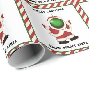 Papier Cadeau Père Noël secret de Noël