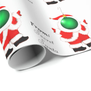 Papier Cadeau Père Noël secrète