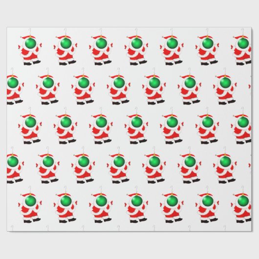 Papier Cadeau Père Noël secrète (Plat)