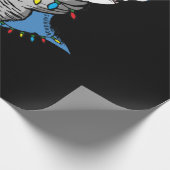 Papier Cadeau Père Noël Shark Tornado Joyeux Noël (Coin)