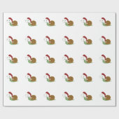 Papier Cadeau père Noël Snail (Plat)