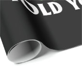 Papier Cadeau Père Noël Trump commence à ressembler beaucoup à m (Coin rond)