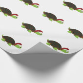 Papier Cadeau père Noël Turtle (Coin)