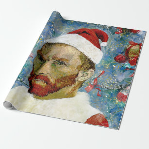 Papier Cadeau Père Noël, Van Gogh