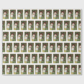 Papier Cadeau Père Noël victorienne (Plat)