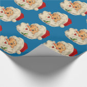 Papier Cadeau Père Noël vintage (Coin)