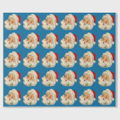 Papier Cadeau Père Noël vintage (Plat)