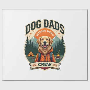 Papier Cadeau Pères de chien de vintage Équipage de sports de pl