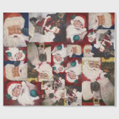 Papier Cadeau Pères Noël  (Plat)