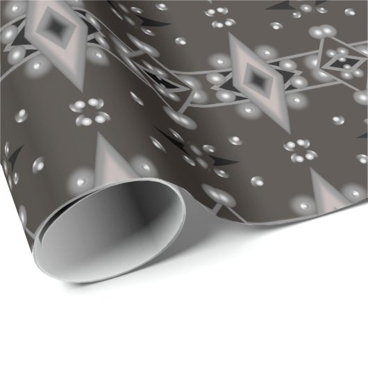 Papier Cadeau Performances stellaires Design d'art Abstrait mode (Coin rond)