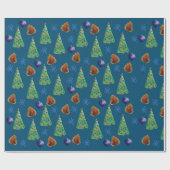 Papier Cadeau Période de Noël (Plat)