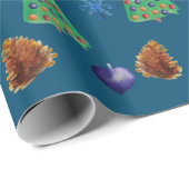 Papier Cadeau Période de Noël (Coin rond)