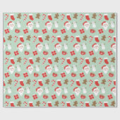 Papier Cadeau Période de Noël (Plat)