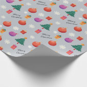 Papier Cadeau Période de vacances de Noël festive (Coin)
