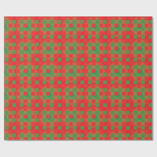 Papier Cadeau Période de vacances de Noël festive