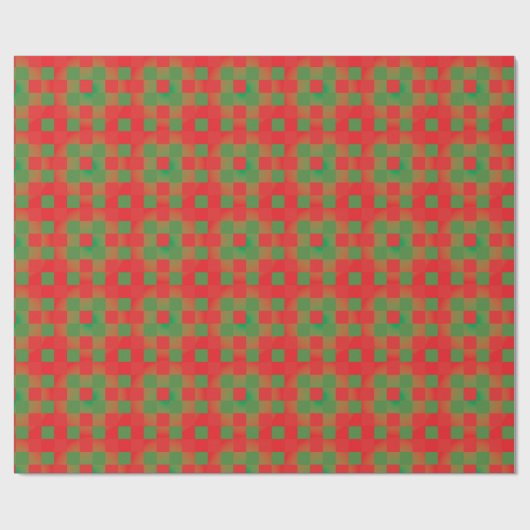 Papier Cadeau Période de vacances de Noël festive (Plat)
