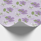 Papier Cadeau Périwinkles Lavender (Coin)