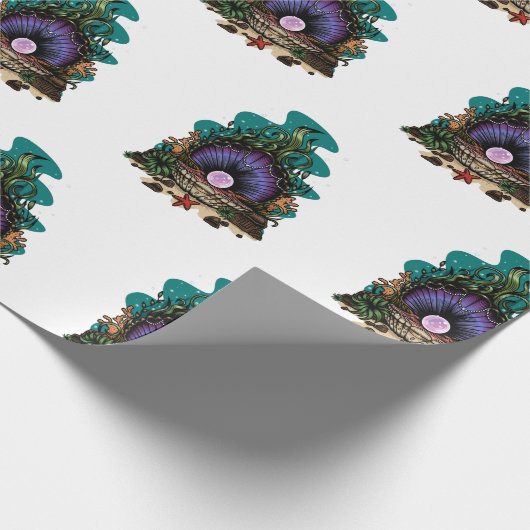 Papier Cadeau Perle De La Mer (Coin)