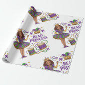 Papier Cadeau Perle Princess - Mardi Gras (Déroulé)