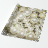 Papier Cadeau Perles Avec Design (Déroulé)