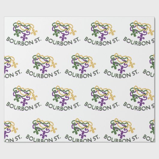 Papier Cadeau Perles Bourbon (Plat)