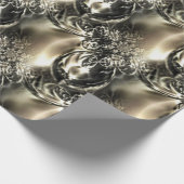 Papier Cadeau Perles dorées (Coin)