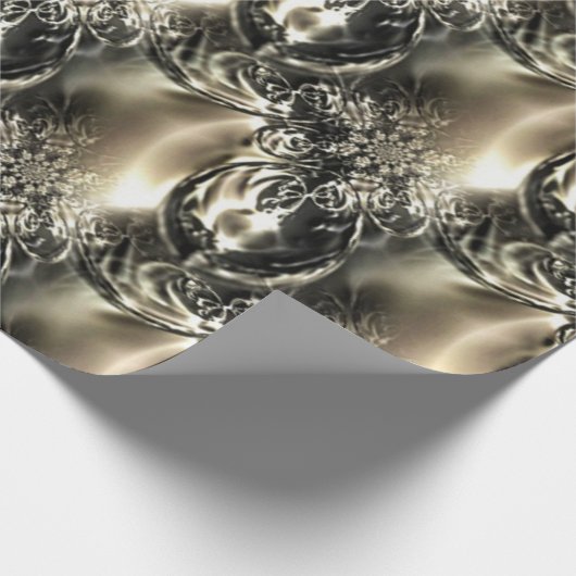 Papier Cadeau Perles dorées (Coin)