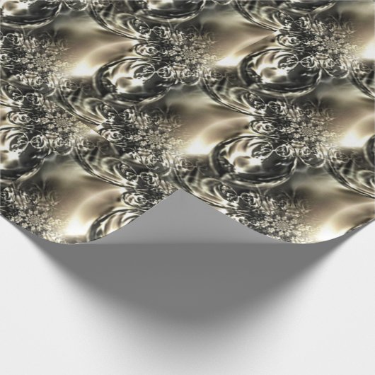 Papier Cadeau Perles dorées (Coin)