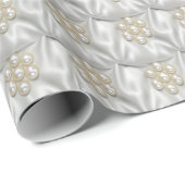 Papier Cadeau Perles & Satin (Coin rond)