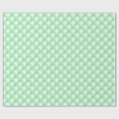 Papier Cadeau Perles touffues vertes (Plat)