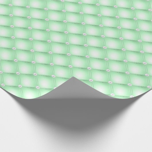 Papier Cadeau Perles Vertes Tufted (Coin)