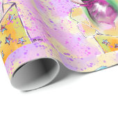 Papier Cadeau Perroquet (Coin rond)