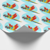 Papier Cadeau perroquet (Coin)
