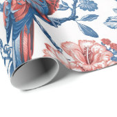 Papier Cadeau Perroquet (Coin rond)