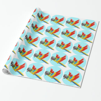 Papier Cadeau perroquet