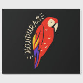 Papier Cadeau Perroquet du Honduras (Plat)