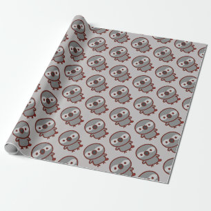 Papier Cadeau Perroquet Gris Africain