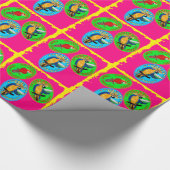PAPIER CADEAU PERROQUETS (Coin)