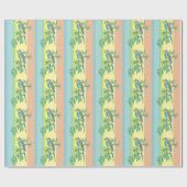 Papier Cadeau perruche (Plat)