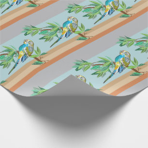 Papier Cadeau Perruche australienne budgerigar
