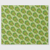 Papier Cadeau Perruche barrée / Normale (Plat)