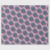 Papier Cadeau Perruche brune (Plat)