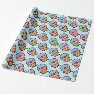 Papier Cadeau Perruche princesse
