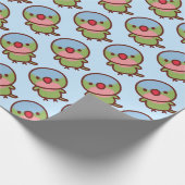 Papier Cadeau Perruche princesse (Coin)