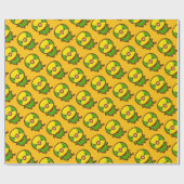 Papier Cadeau Perruche superbe (Plat)
