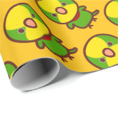 Papier Cadeau Perruche superbe (Coin rond)