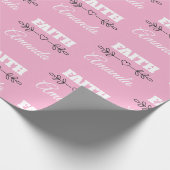 Papier Cadeau Personalisé Faith Heart Christian (Coin)