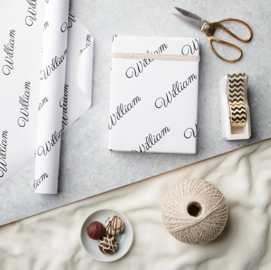Papier Cadeau Personalised wrapping paper (Artisanat)